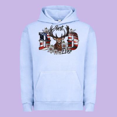 Best Dad Ever Urban Hoodie Designed By Sublimationcraftshop