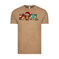 Vintage Coffee noel highland cow Vintage Tee - Jasminsmagicworld