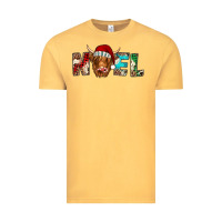 Vintage Mustard noel highland cow Vintage Tee - Jasminsmagicworld