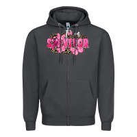 Smoke I' m survivor Breast Cancer Zipper Hoodie - FaDigitalArtStudio