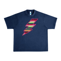 Navy Pink Serape Lightning Urban Heavy Tee - Bettercallsaul