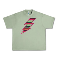 Oil Green Pink Serape Lightning Urban Heavy Tee - Bettercallsaul