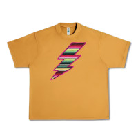 Peanut Butter Pink Serape Lightning Urban Heavy Tee - Bettercallsaul