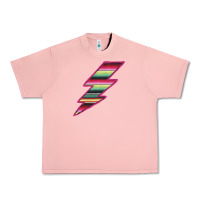 Salmon Pink Serape Lightning Urban Heavy Tee - Bettercallsaul