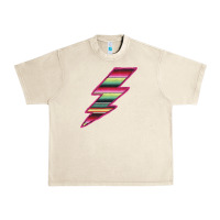 Sandshell Pink Serape Lightning Urban Heavy Tee - Bettercallsaul