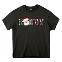 Asphalt howdy santa Heavy Core Tee - AdoDesignShop
