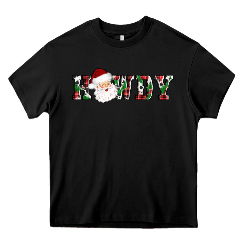 Howdy Santa Heavy Core Tee by AdoDesignShop | Teevron