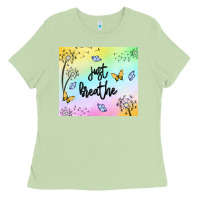 Matcha just breathe Ladies Tee - MaliasSmallBusiness