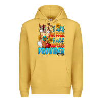 Antique Gold Half coffee half daycare provider Premium Hoodie - FaDigitalArtStudio