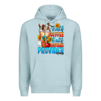 Blue Mist Half coffee half daycare provider Premium Hoodie - FaDigitalArtStudio