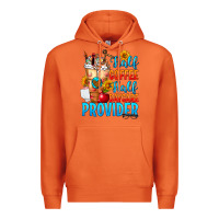 Carrot Half coffee half daycare provider Premium Hoodie - FaDigitalArtStudio