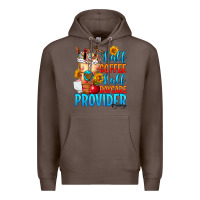Coffee Half coffee half daycare provider Premium Hoodie - FaDigitalArtStudio