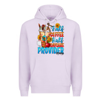 Lilac Half coffee half daycare provider Premium Hoodie - FaDigitalArtStudio