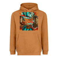 Meerkat western thanksgiving seamless pattern Heavyweight Hoodie - BundleAndBundleShop