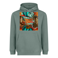 Sage western thanksgiving seamless pattern Heavyweight Hoodie - BundleAndBundleShop