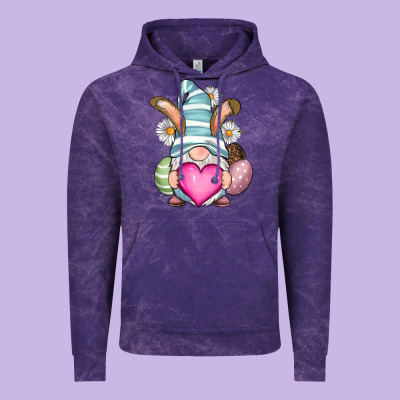 Easter Gnome Vintage Hoodie Designed By Ranaportraitstore