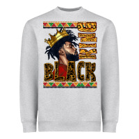 Heather Grey black king Heavyweight Sweatshirt - CowGirlArtShop