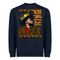 Navy black king Heavyweight Sweatshirt - CowGirlArtShop