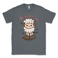 Charcoal Heather the lord is my shepherd Classic Tee - Artiststas