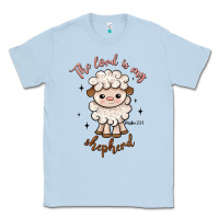 Dusty Blue the lord is my shepherd Classic Tee - Artiststas