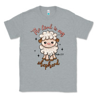 Heather Grey the lord is my shepherd Classic Tee - Artiststas