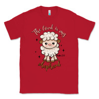 Red the lord is my shepherd Classic Tee - Artiststas