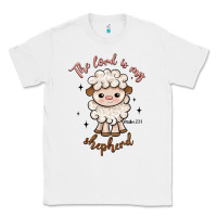 White the lord is my shepherd Classic Tee - Artiststas