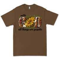 Cacao with god all things are possible Premium Tee - NancyCooperArtShop