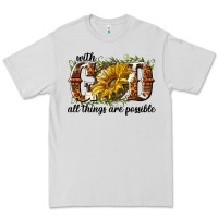 Dove Grey with god all things are possible Premium Tee - NancyCooperArtShop