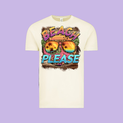 Becach Please Vintage Tee Designed By Barkaloodesign