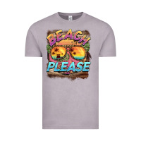 Vintage Zinc becach please Vintage Tee - BarkalooDesign