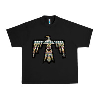 Black Western Green Aztec Thunderbird Urban Heavy Tee - Bettercallsaul