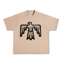 Burro Western Green Aztec Thunderbird Urban Heavy Tee - Bettercallsaul
