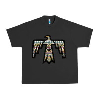 Pigment Black Western Green Aztec Thunderbird Urban Heavy Tee - Bettercallsaul