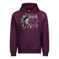 Mauve Wine god bless the usa Urban Hoodie - SublimationCraftShop