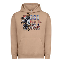 Pigment Burro god bless the usa Urban Hoodie - SublimationCraftShop