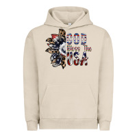 Pigment French Oak god bless the usa Urban Hoodie - SublimationCraftShop