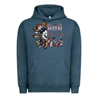 Pigment Midnight Navy god bless the usa Urban Hoodie - SublimationCraftShop