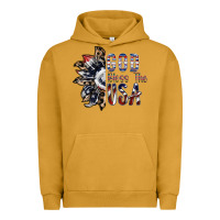Pigment Peanut Butter god bless the usa Urban Hoodie - SublimationCraftShop
