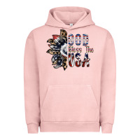 Pigment Salmon god bless the usa Urban Hoodie - SublimationCraftShop