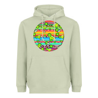 Matcha hispanic heritage month round earrings 3 Heavyweight Hoodie - BundleAndBundleShop