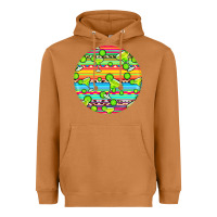 Meerkat hispanic heritage month round earrings 3 Heavyweight Hoodie - BundleAndBundleShop