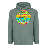 Sage hispanic heritage month round earrings 3 Heavyweight Hoodie - BundleAndBundleShop