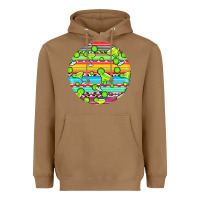 Hispanic Heritage Month Round Earrings 3 Heavyweight Hoodie | Teevron