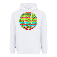White hispanic heritage month round earrings 3 Heavyweight Hoodie - BundleAndBundleShop