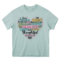 Arona kindness heart Heavy Core Tee - MaliasSmallBusiness