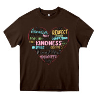 Kindness Heart Heavy Core Tee | Teevron