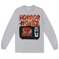 Moon Dust Horror Movies and Chill Long Sleeve Tee - texasbilliewilder