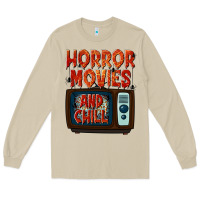 Mushroom Horror Movies and Chill Long Sleeve Tee - texasbilliewilder
