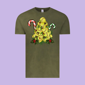 Lightning Softball Christmas Tree Vintage Tee Designed By Ranaportraitstore